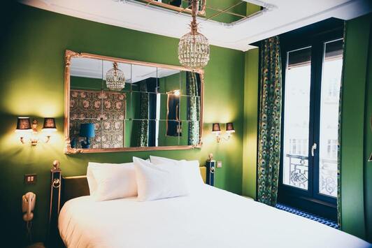 Image d'une chambre de l'Hôtel Le soleil du matin